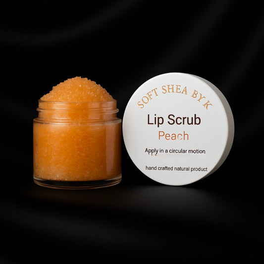 Soft Shea By K Lip Scrubs Peach Flavor (2oz)