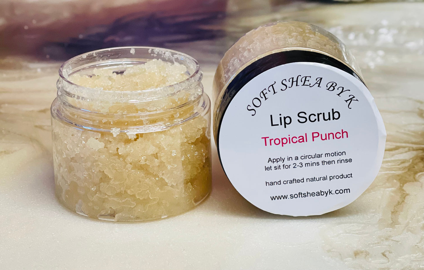 Soft Shea By K Lip Scrub Tropical Punch (2oz)