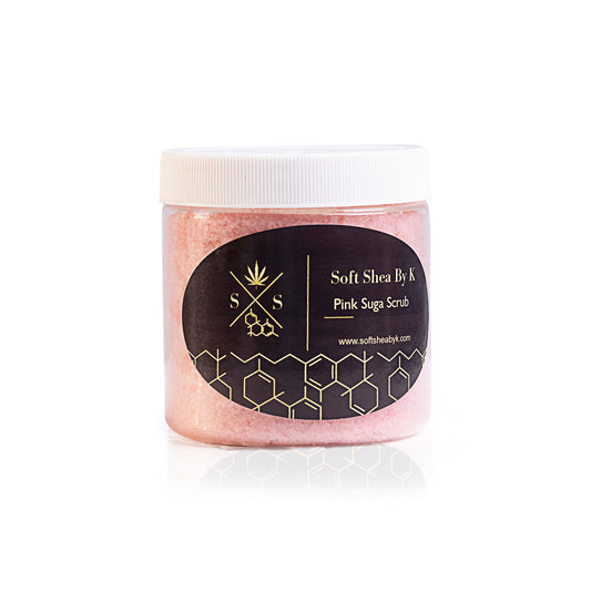 Soft Shea By K Pink Sugar Whipped Scrub (8oz)